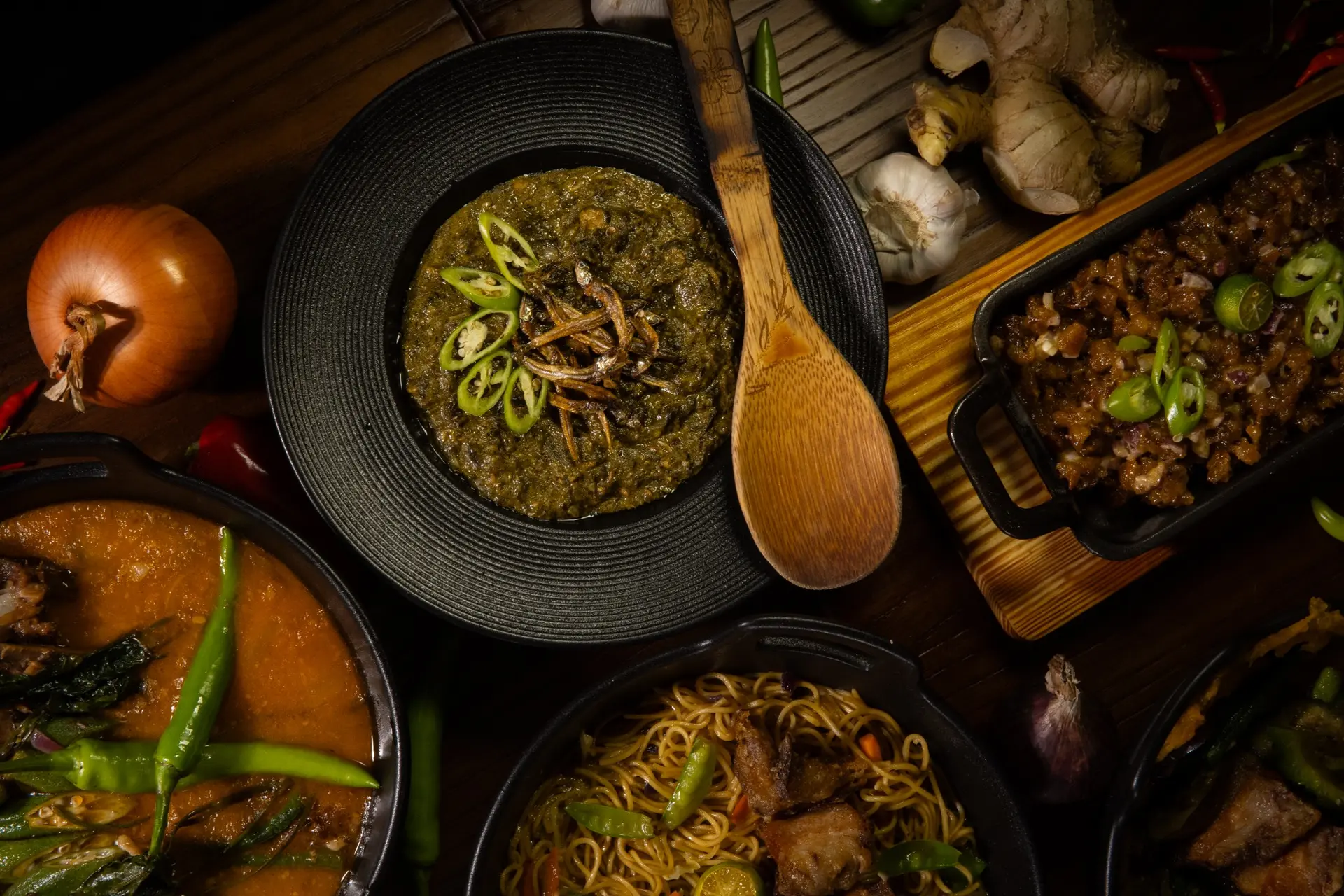Family-style Filipino dishes at Amerino